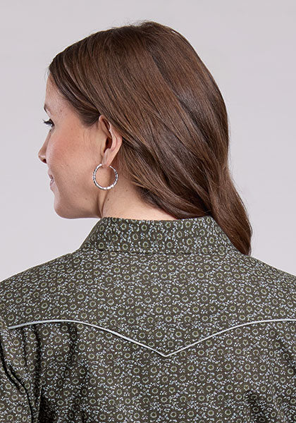 Roper Olive Trails Shirt