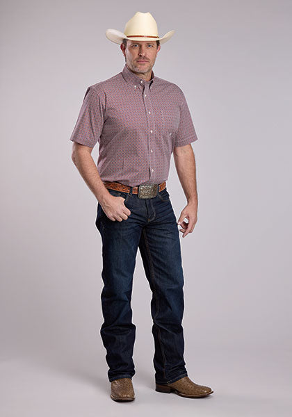 Roper Red Clay Geo Shirt