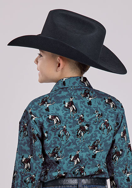 Roper Bronc Buster Boys Shirt