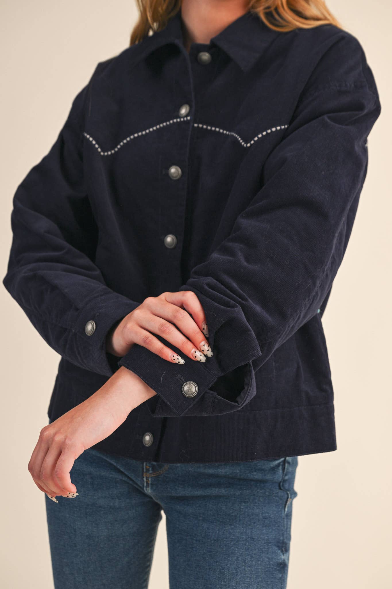 Ranch Hand Corduroy Jacket, Navy