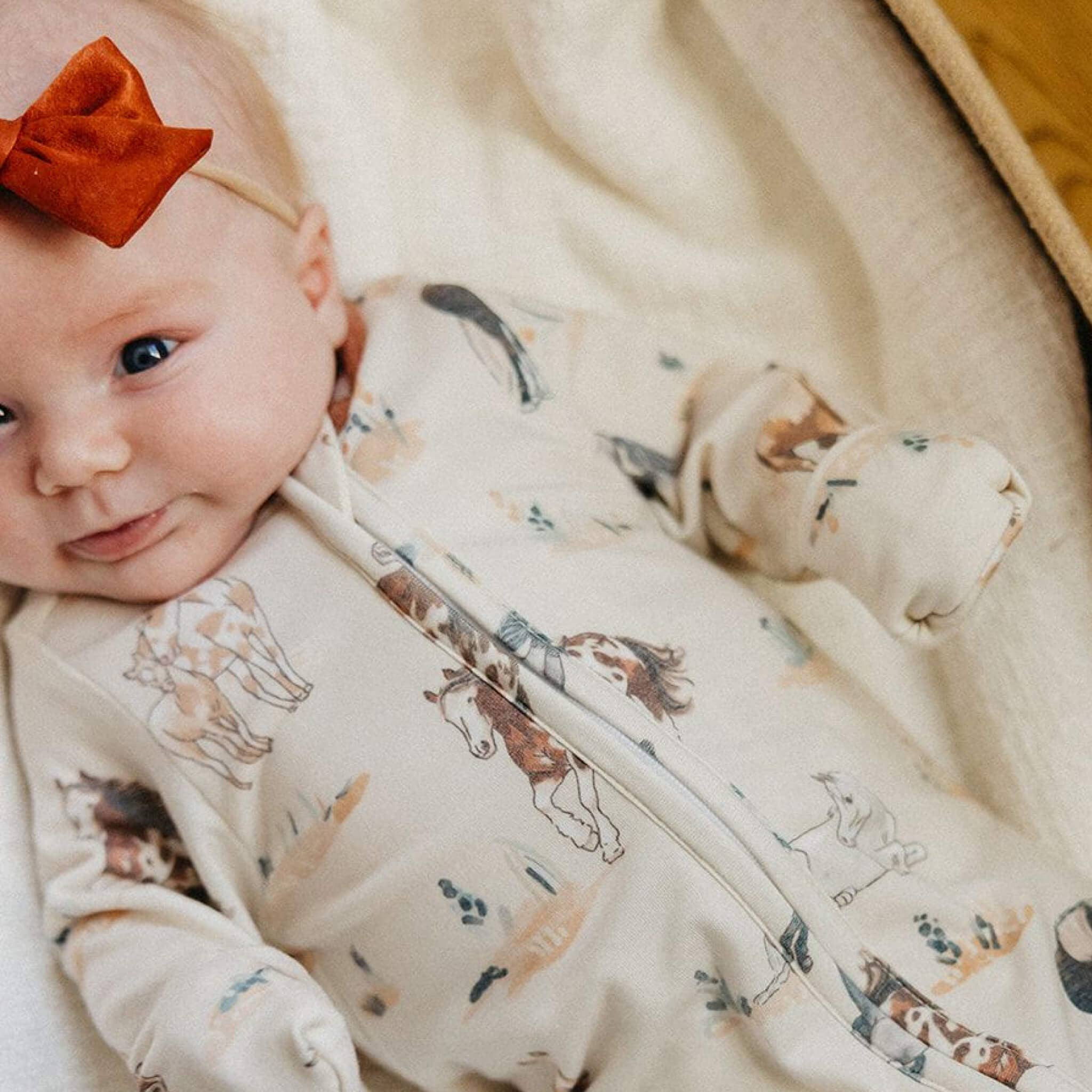 Montana Zip-Up Footie Pajama