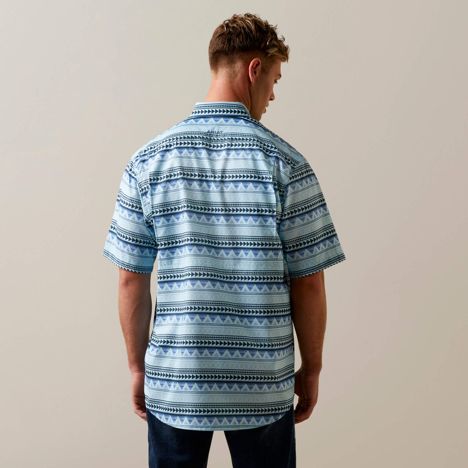 Ariat Mens VentTEK Classic Fit Shirt-Ashleigh Blue