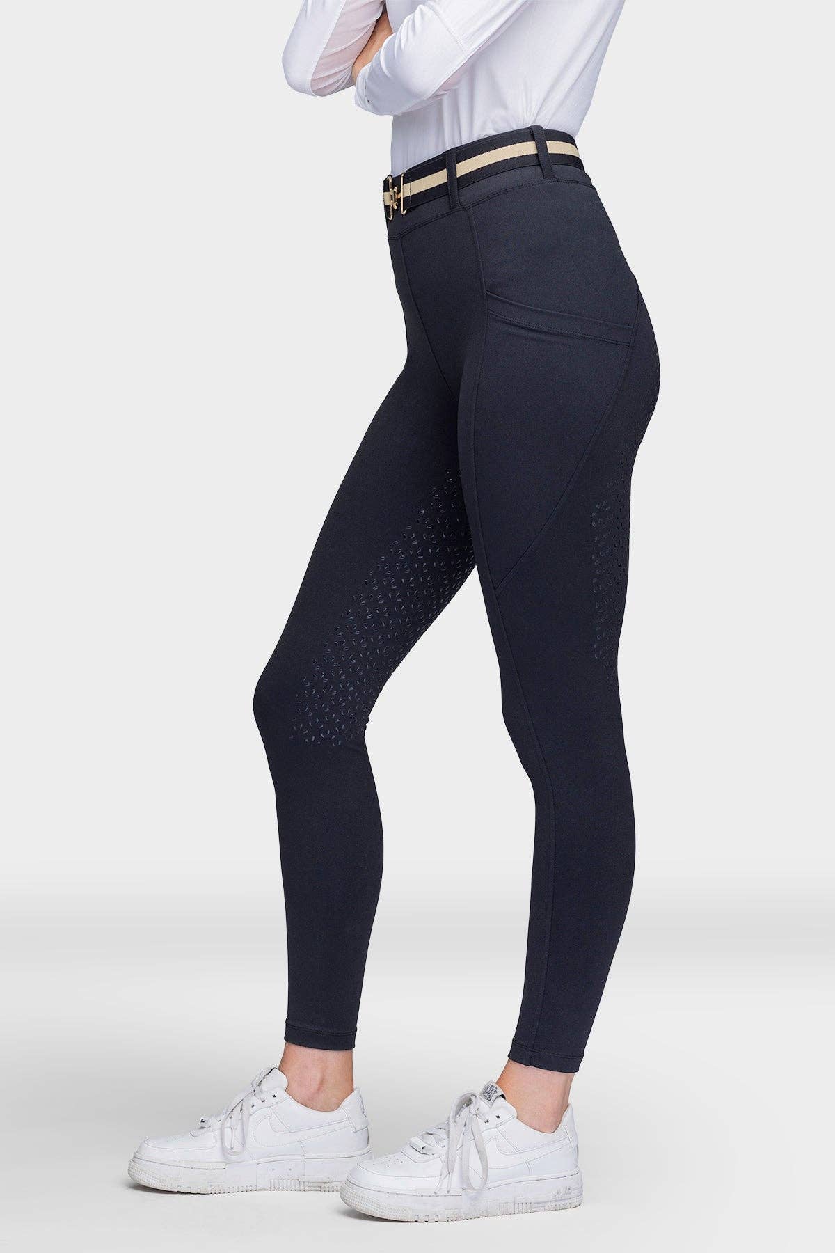 Kastel Denmark Black Riding Legging With Silicone Seat