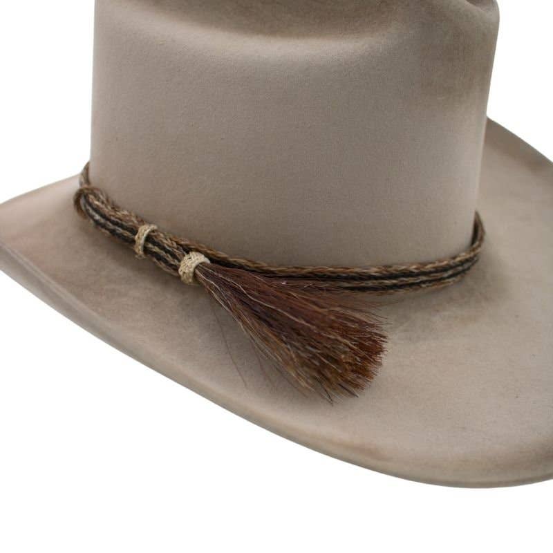 Pacesetter Horsehair Braided Single Tassel Hat Band