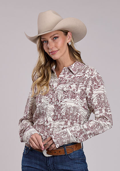 Stetson Sagebrush Toile Shirt