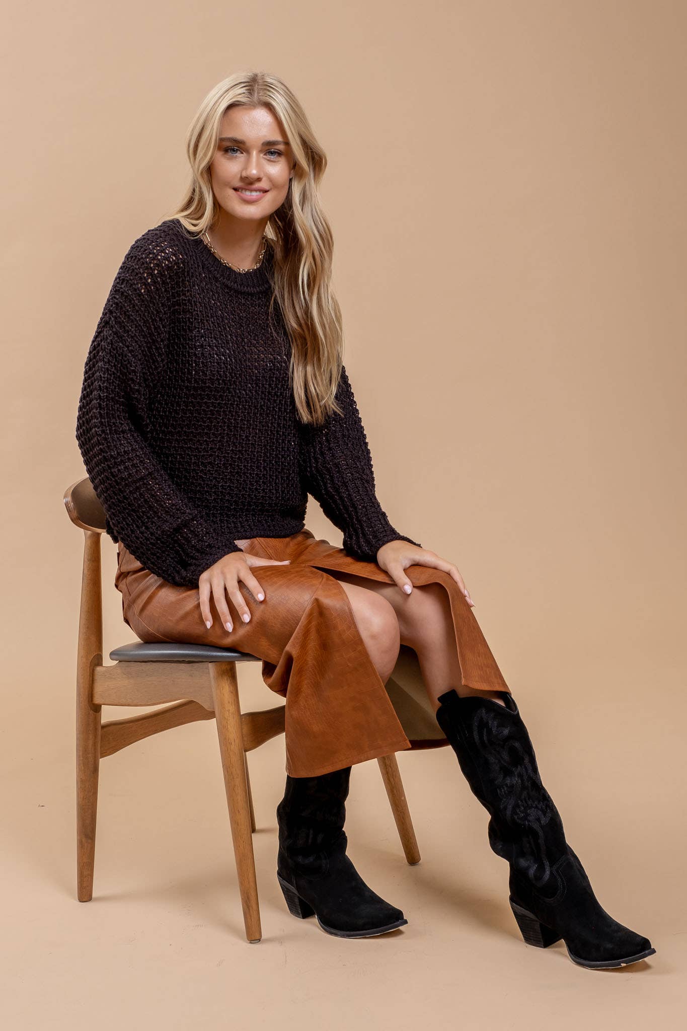 Dark Mesa Knit