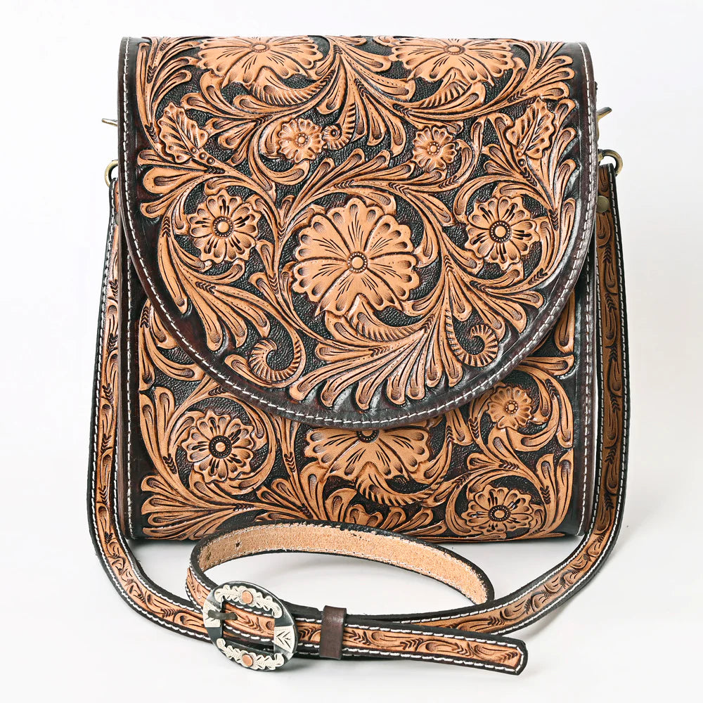 Louise Tooled Leather Purse