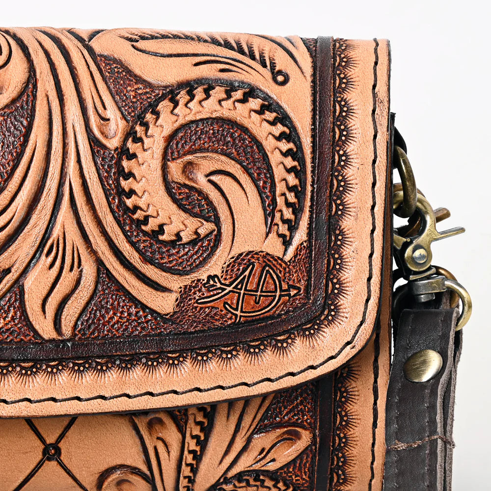 Saddle & Scroll Crossbody