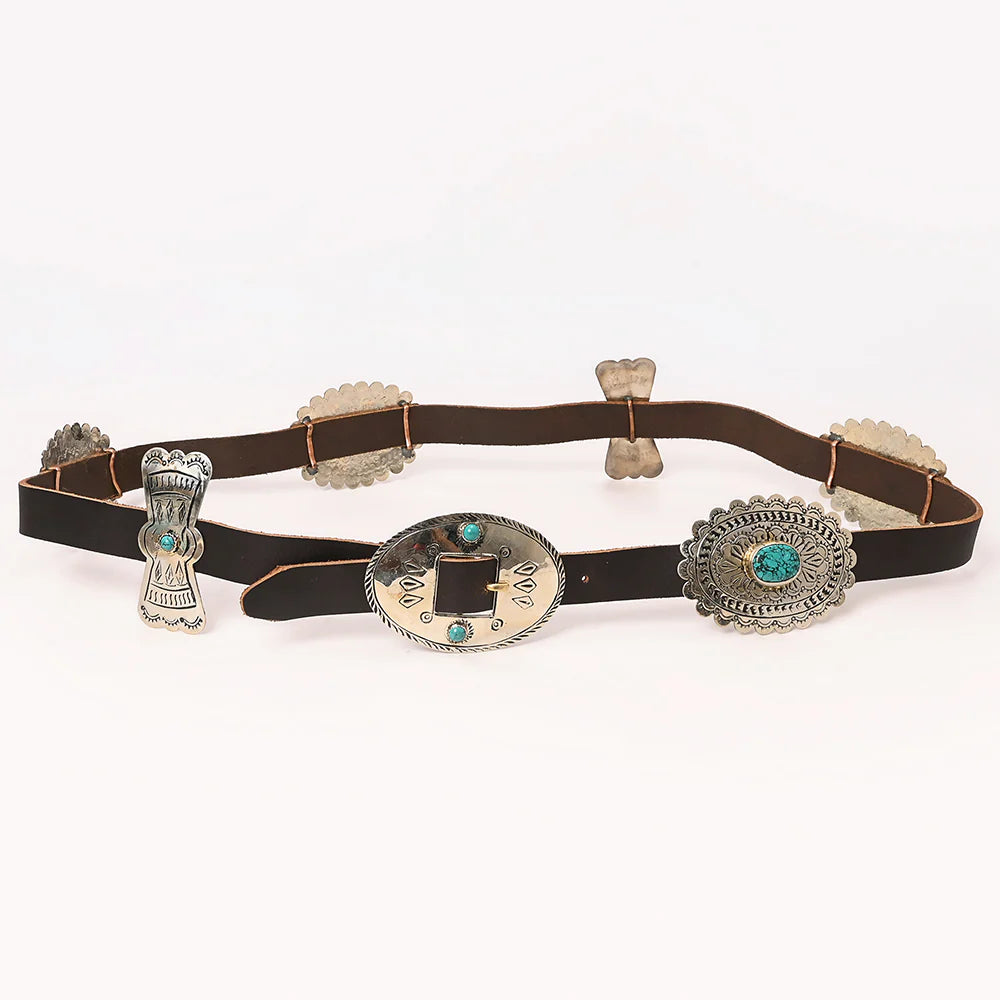 Turquoise Trails Concho Belt