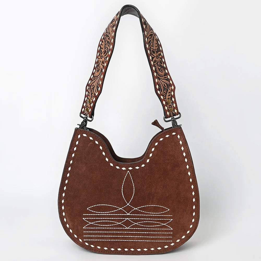 The Buckaroo Suede Hobo