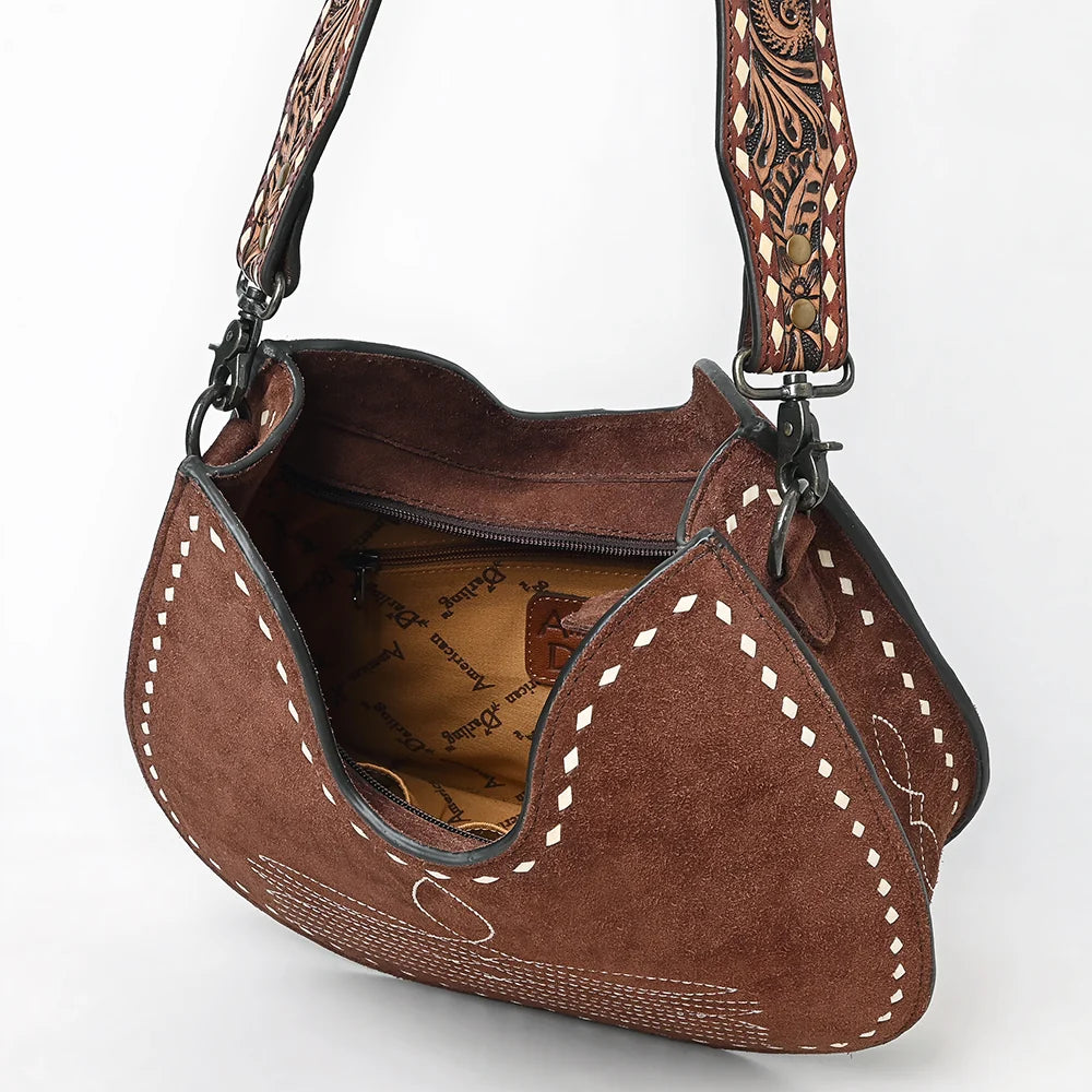 The Buckaroo Suede Hobo
