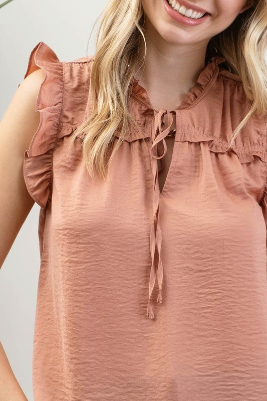 Serena Ruffle Top