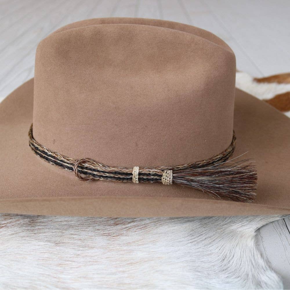 Pacesetter Horsehair Braided Single Tassel Hat Band