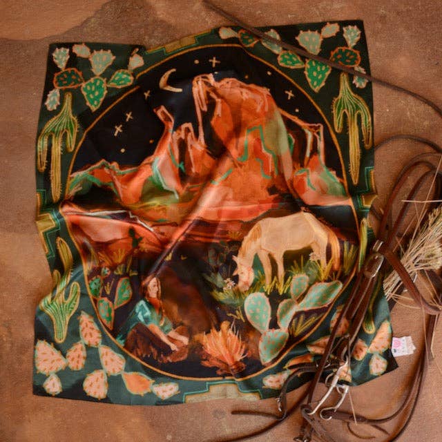 Desert Nights Silk Wild Rag