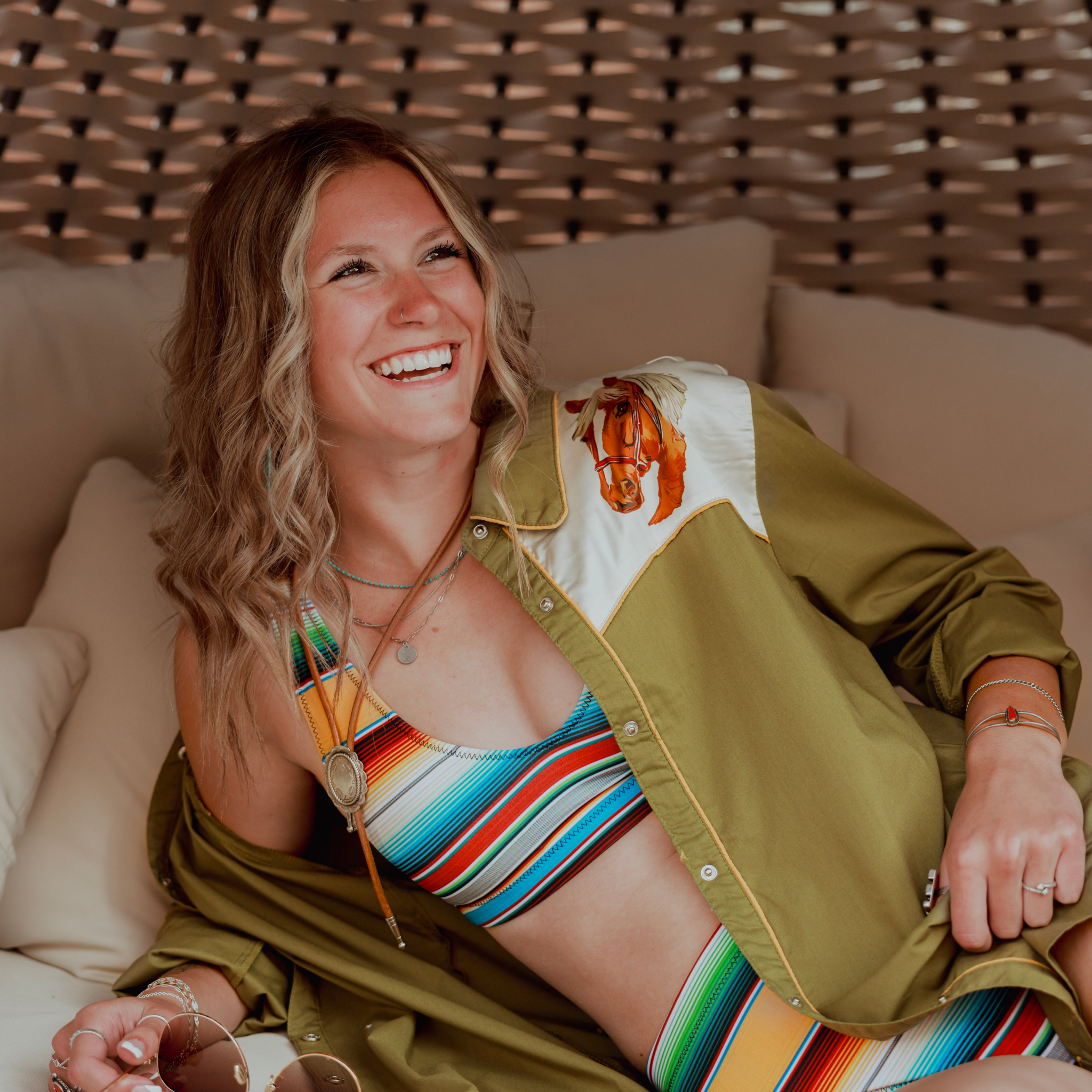 Rayo del Sol High-Waisted Bikini