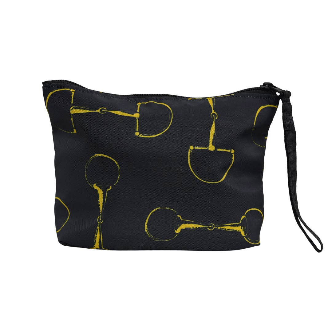 Vintage Snaffles Accessory Bag, Black