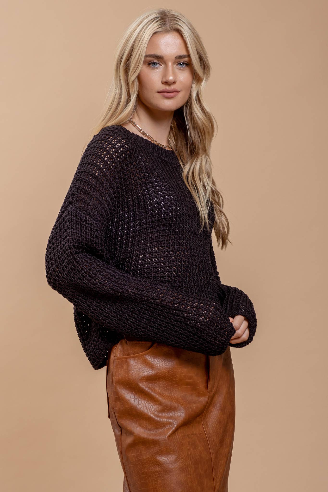 Dark Mesa Knit