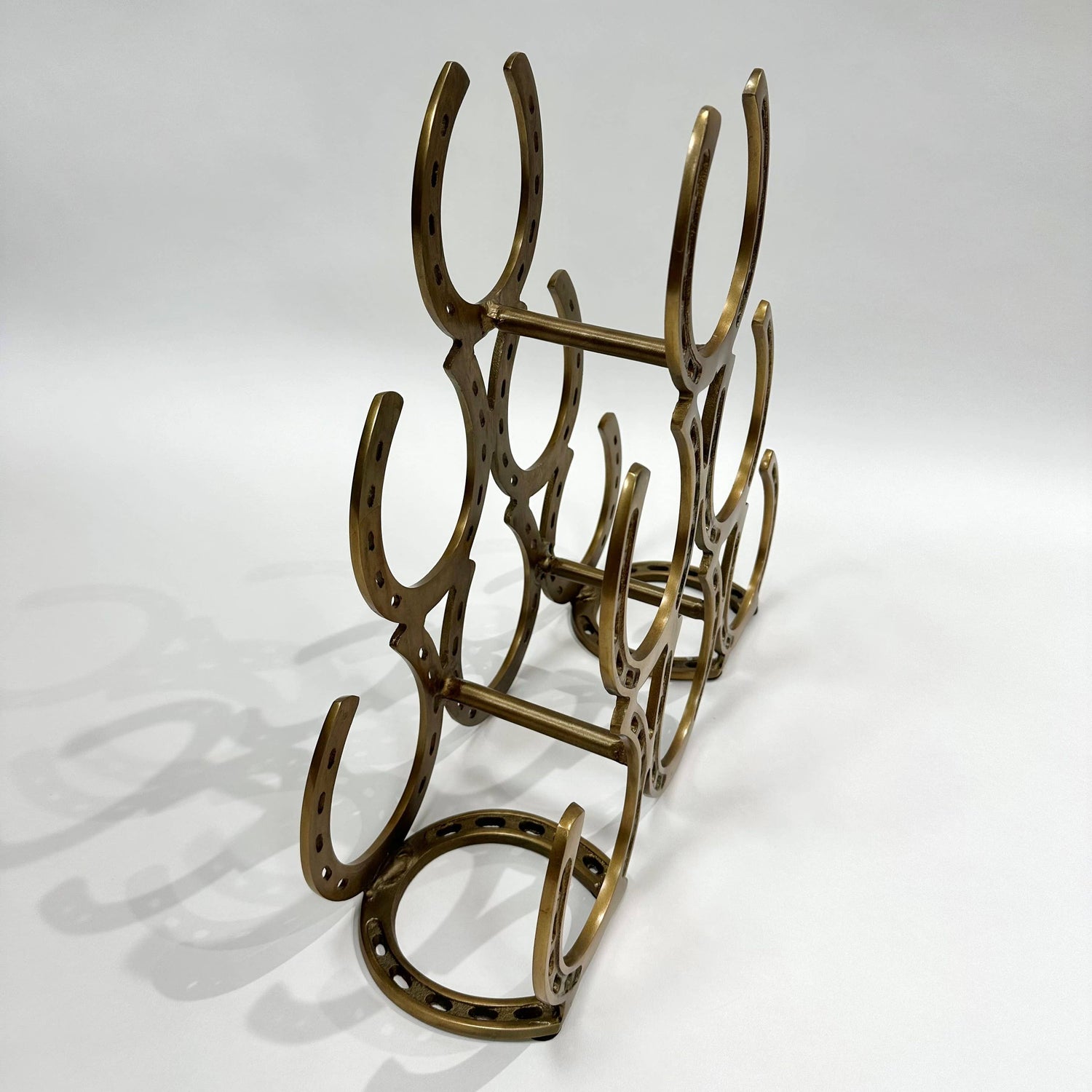 Golden Horseshoe Wine Rack