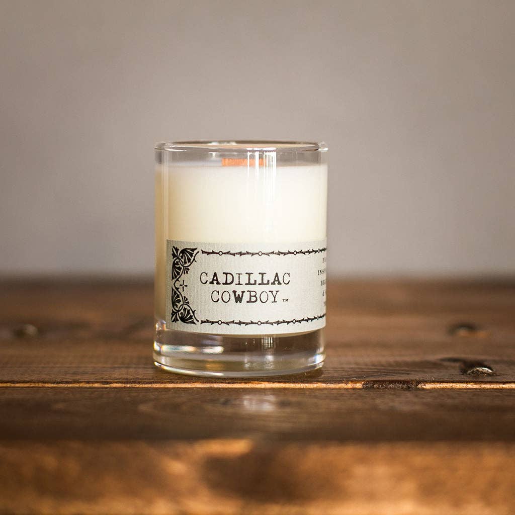 R. Rebellion Cadillac Cowboy Drifter Candle, 2oz.