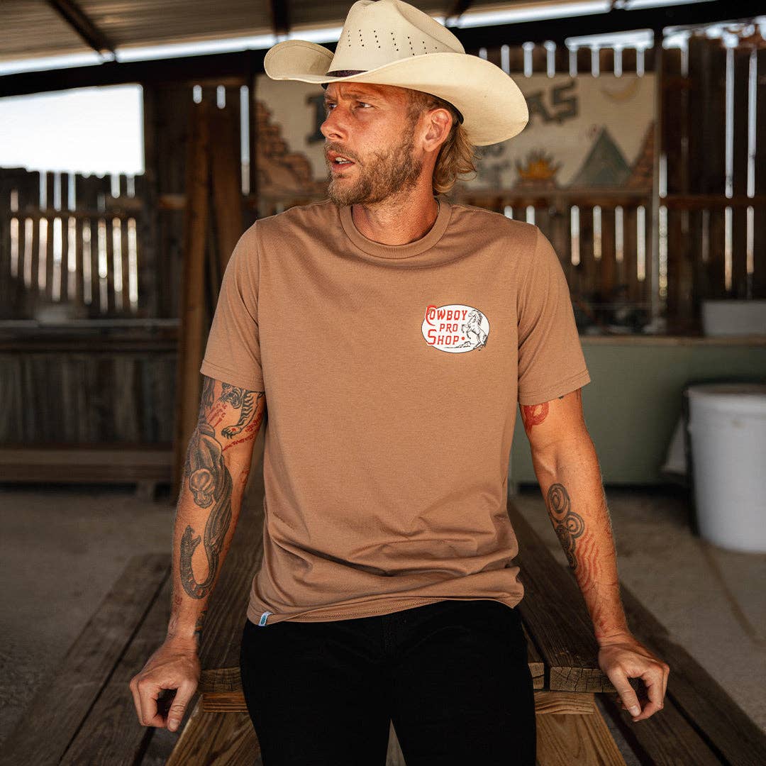 Cowboy Pro Shop T-Shirt, Brown