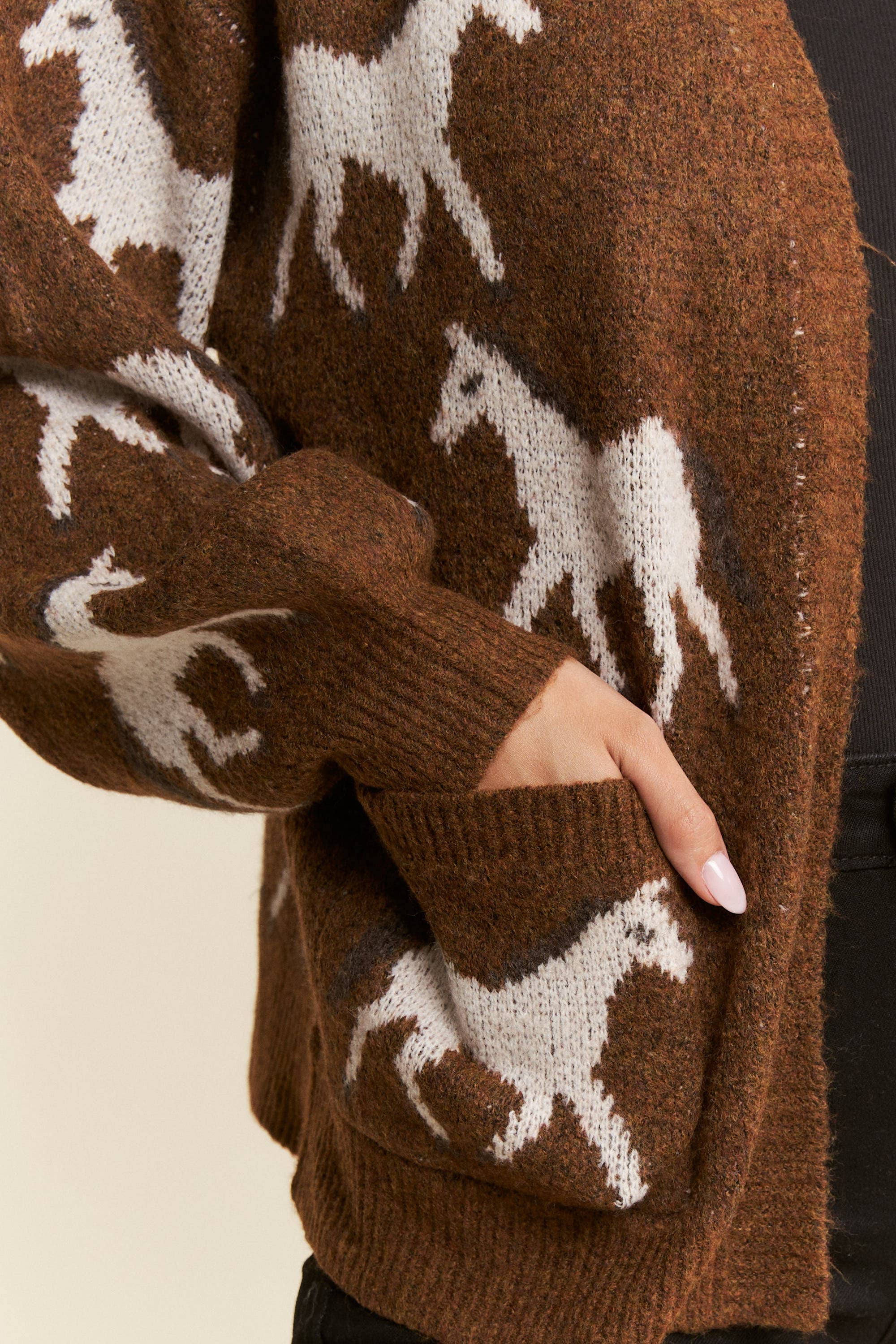 Canyon Run Cardigan, Mocha