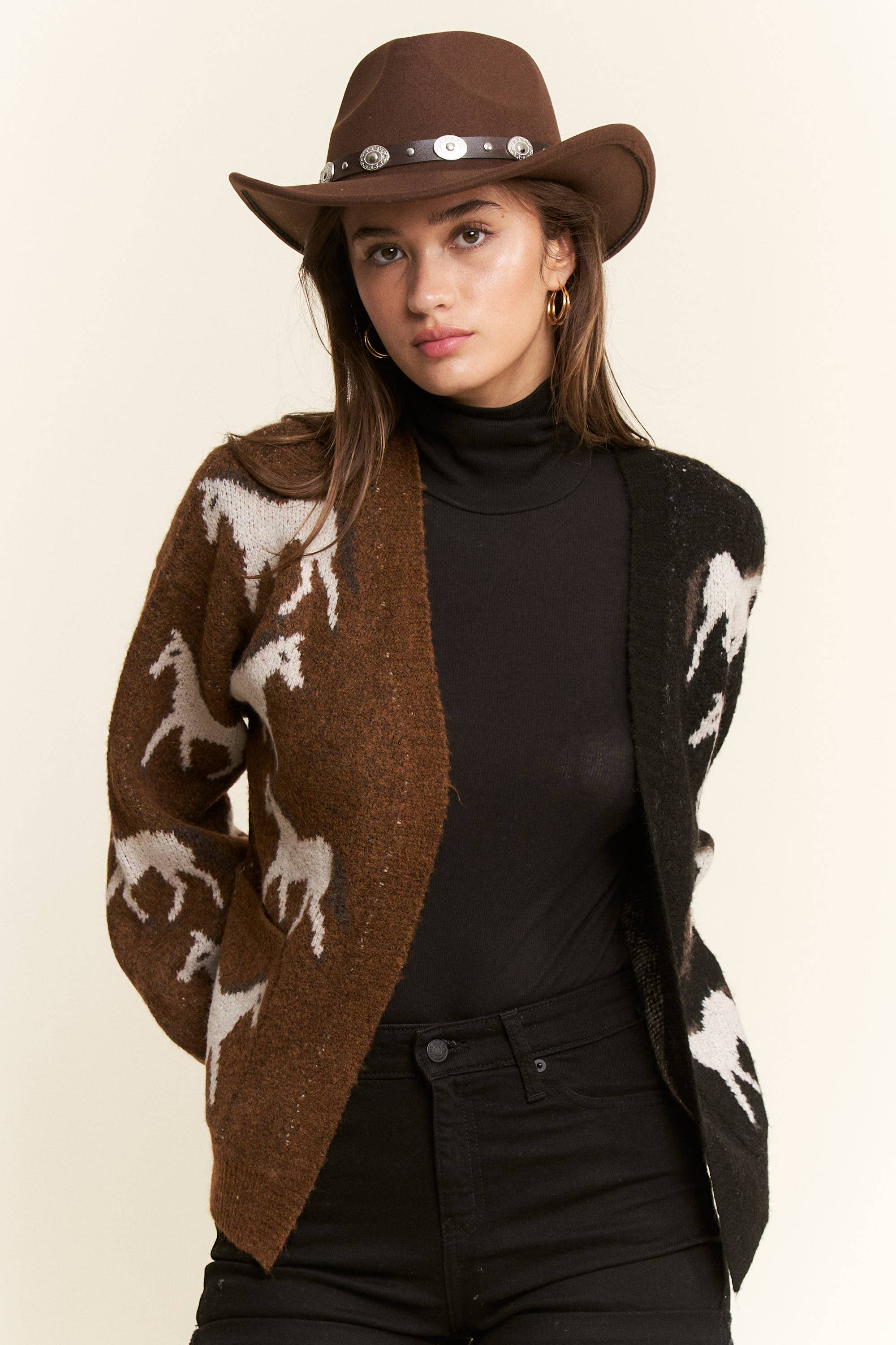 Canyon Run Cardigan, Mocha