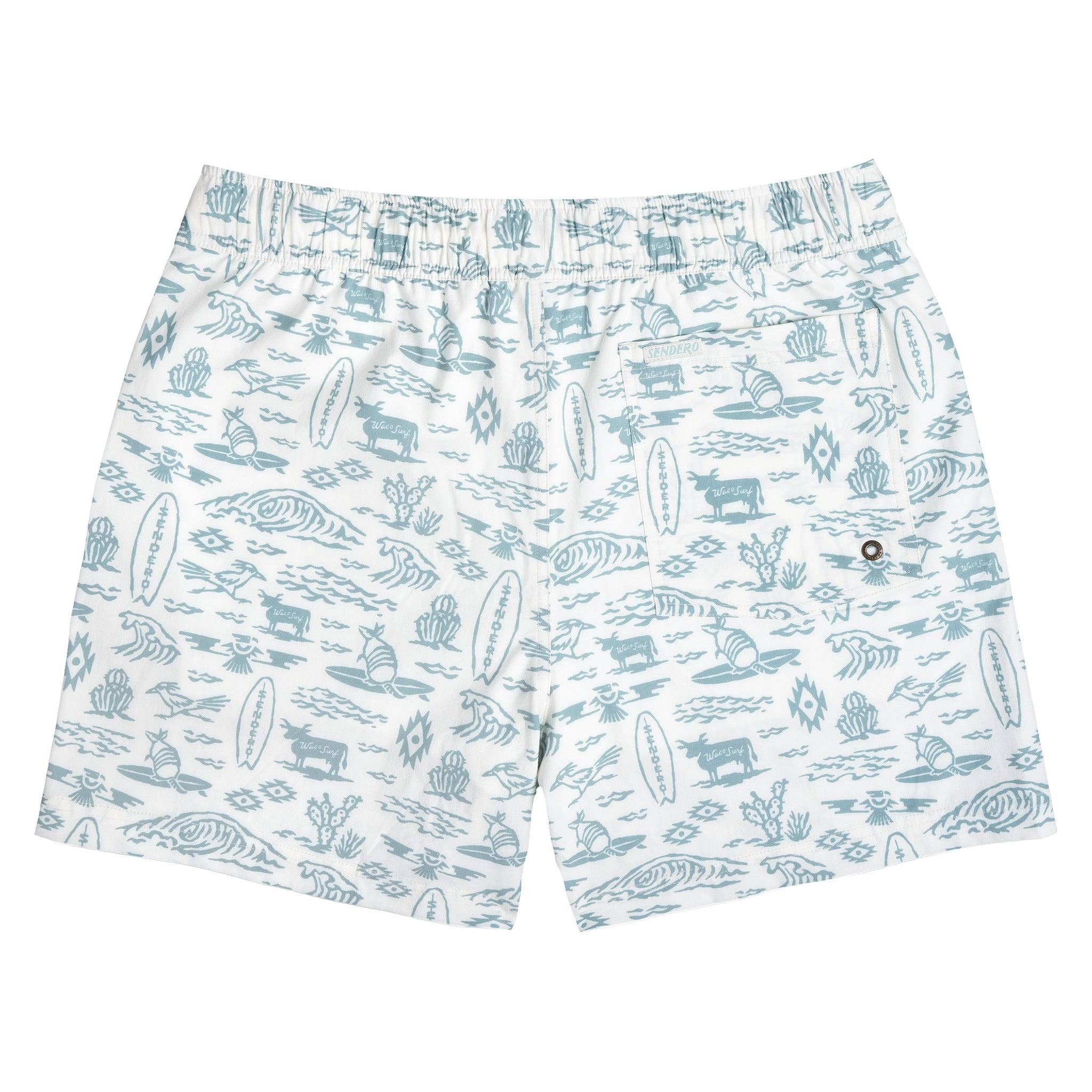 Sendero Southwest Waves Barton Boardshorts