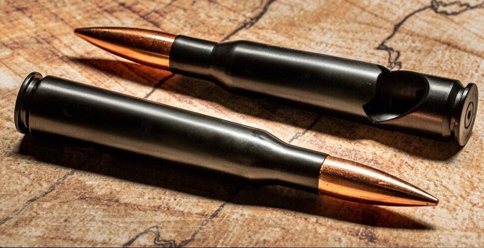 Black 50 Caliber Bullet Bottle Opener