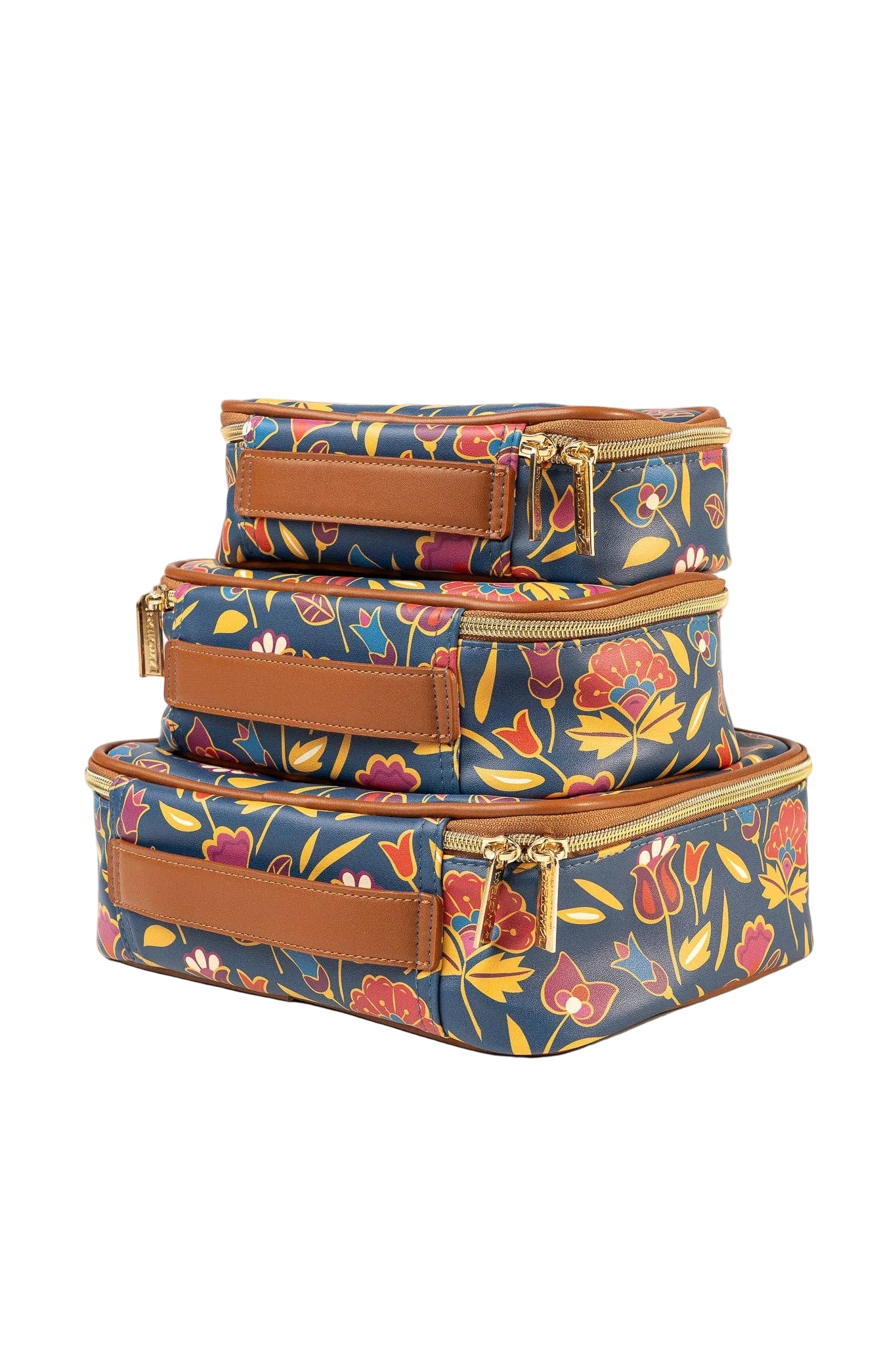 Mountain Crow Floral Travel Case Set