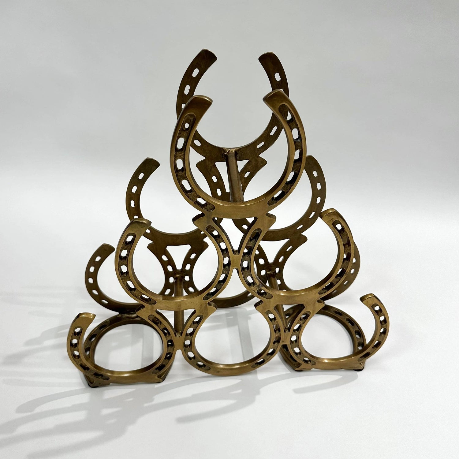 Golden Horseshoe Wine Rack