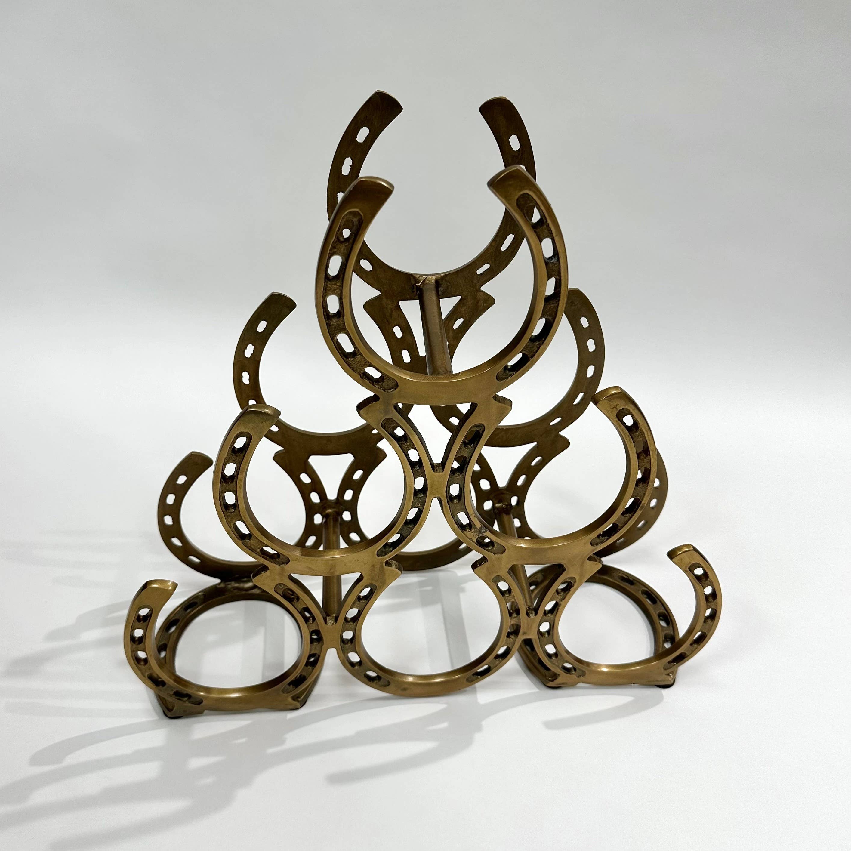 Golden Horseshoe Wine Rack