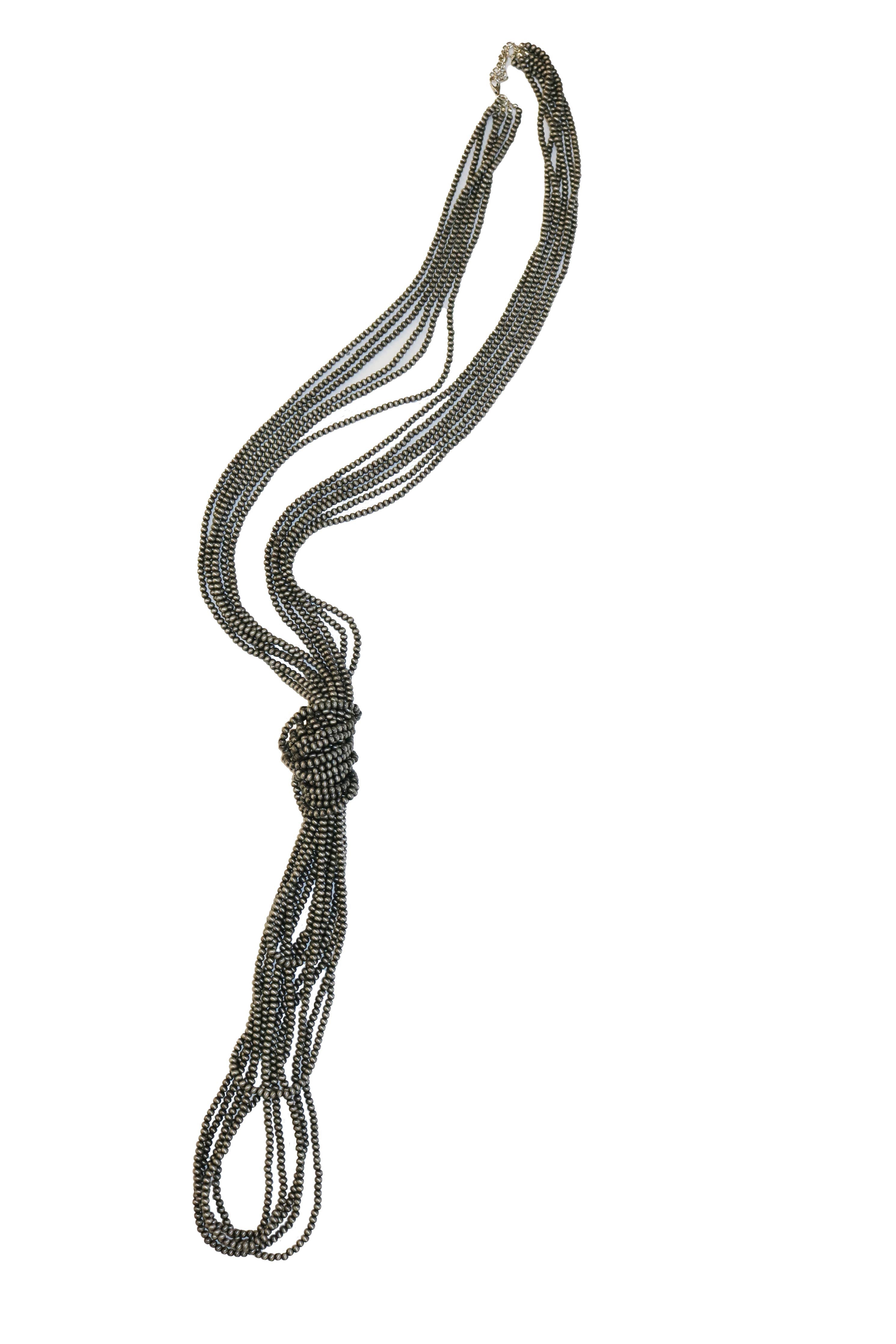 Six Strand Faux Navajo Pearl Necklace