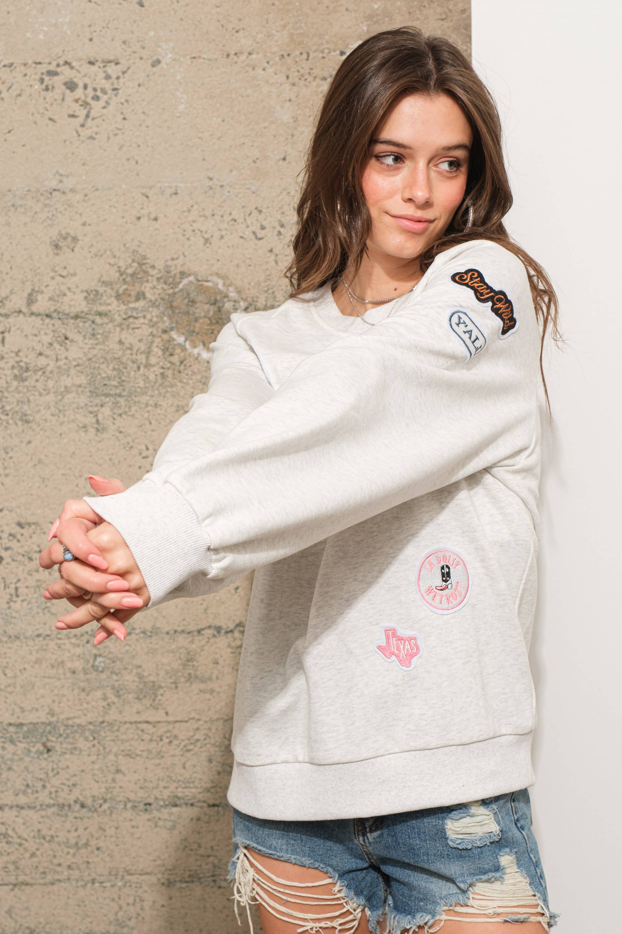 Scout Of The Southwest Western Patch Sweatshirt