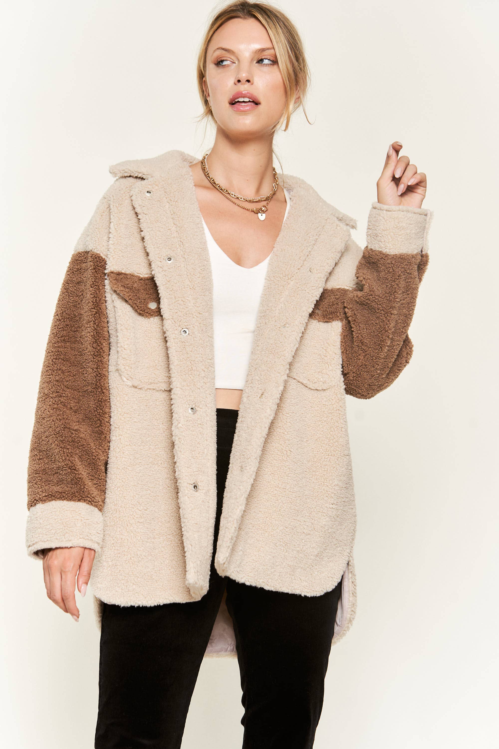 Rosalind Sherpa Shacket