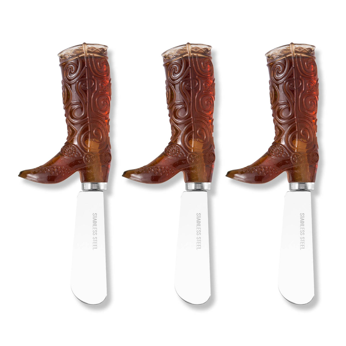 The Western Boot Cheese Spreader Set