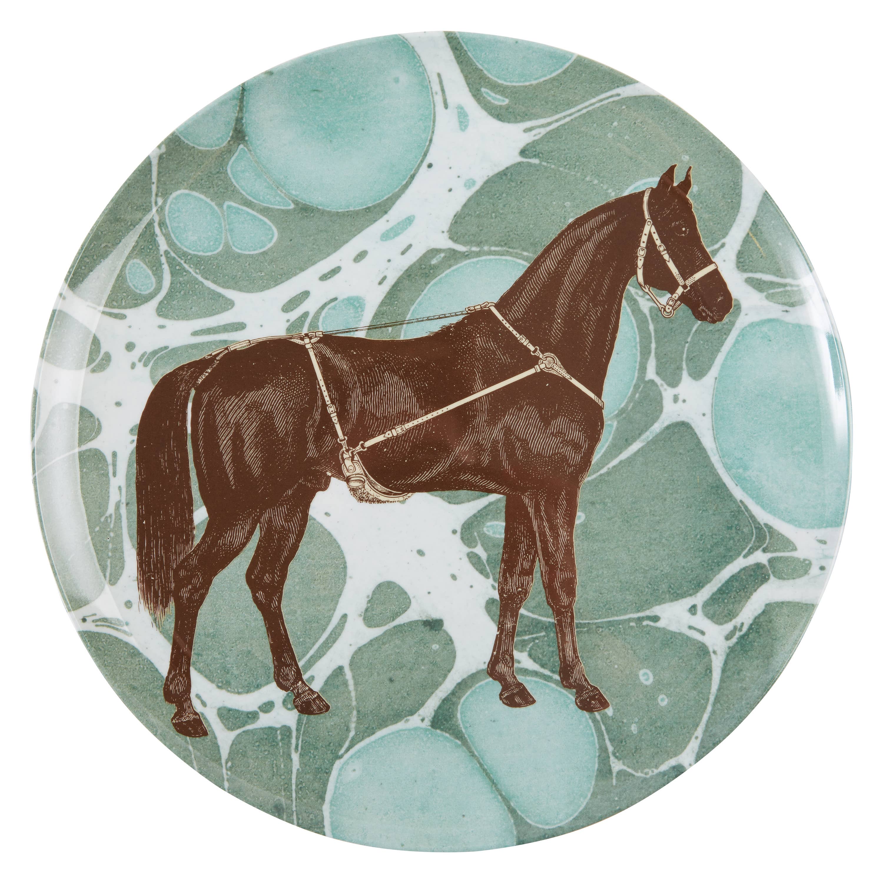 Equus Dinner Plates, Set of Four