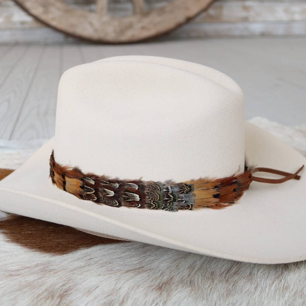 Western Feather Shikoba Hat Band