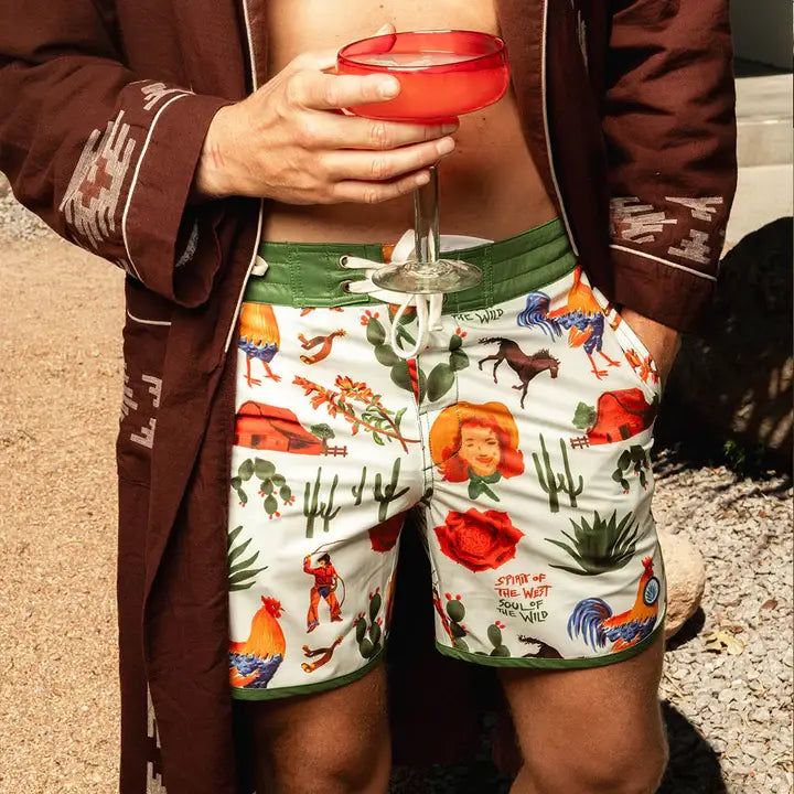 Sendero Cowboy Surreal Point Bar Boardshorts