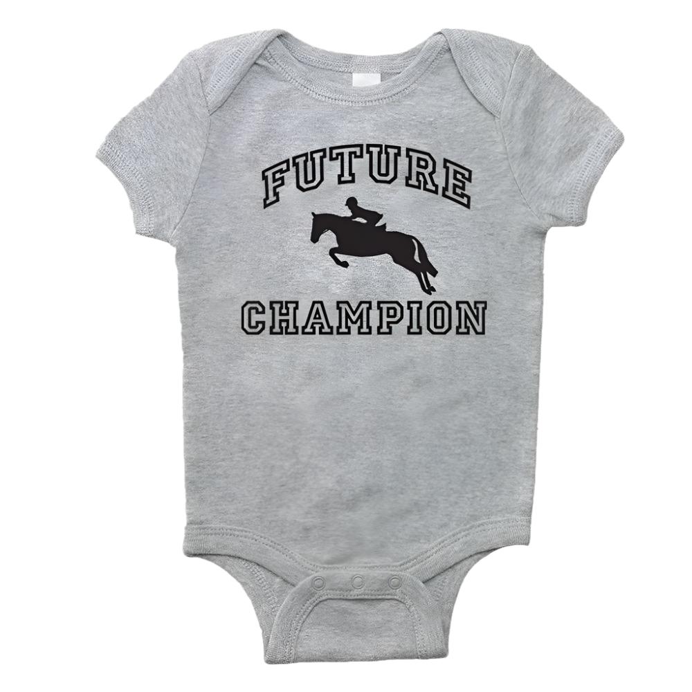 Future Champion Infant Onesie, Heather Gray