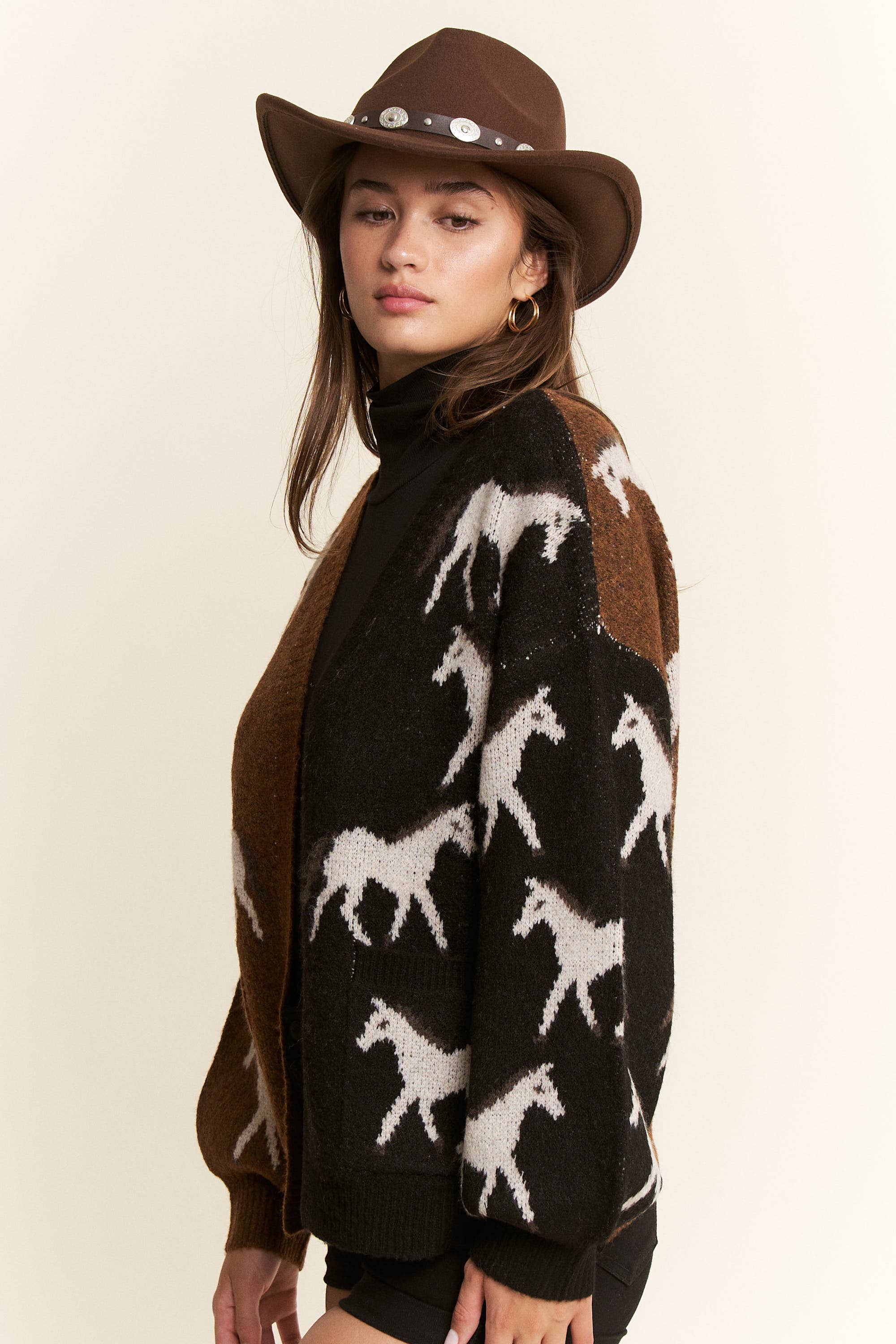 Canyon Run Cardigan, Mocha