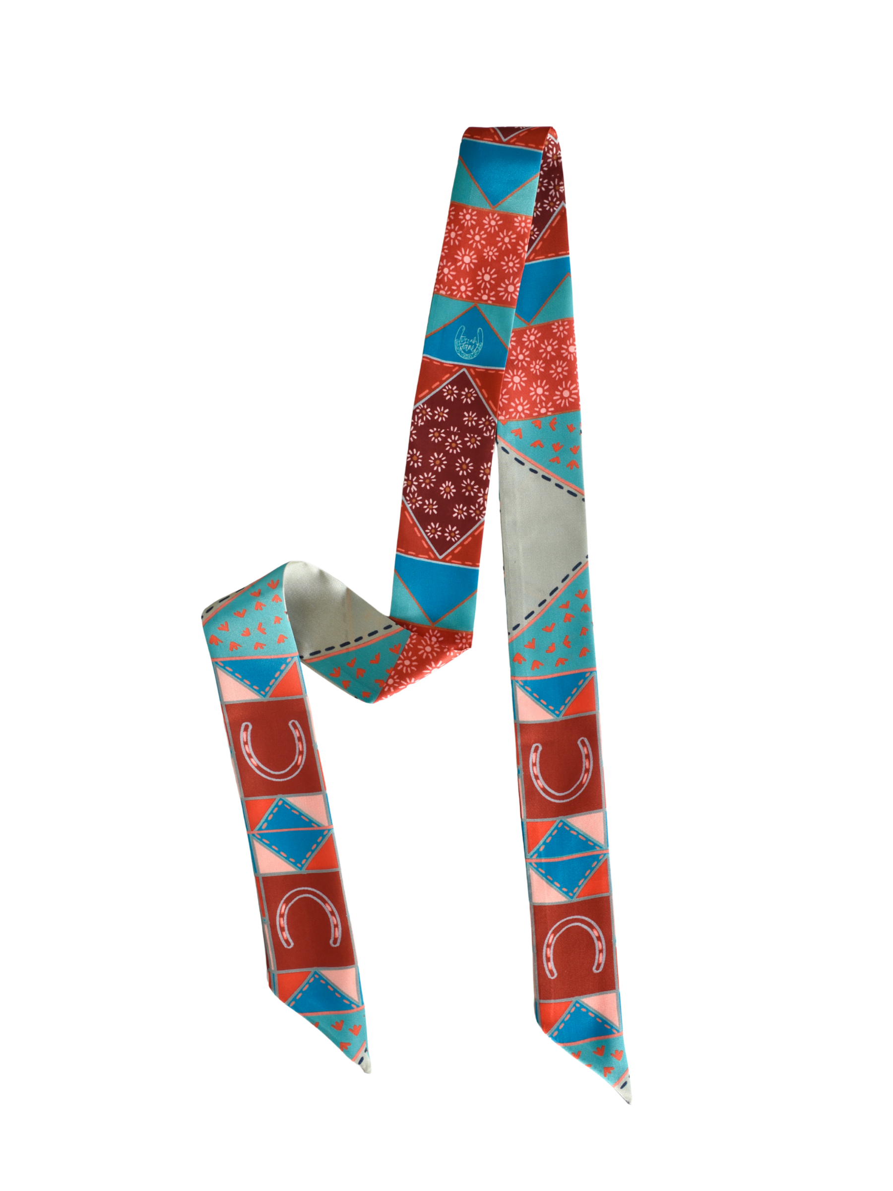 Frontier Patchwork Twilly Scarf