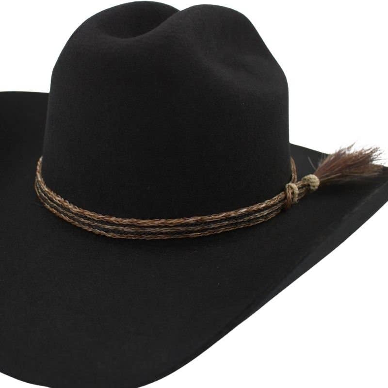 Pacesetter Horsehair Braided Single Tassel Hat Band