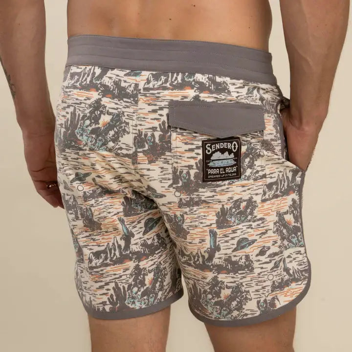 Sendero Desert Abduction Point Bar Boardshorts