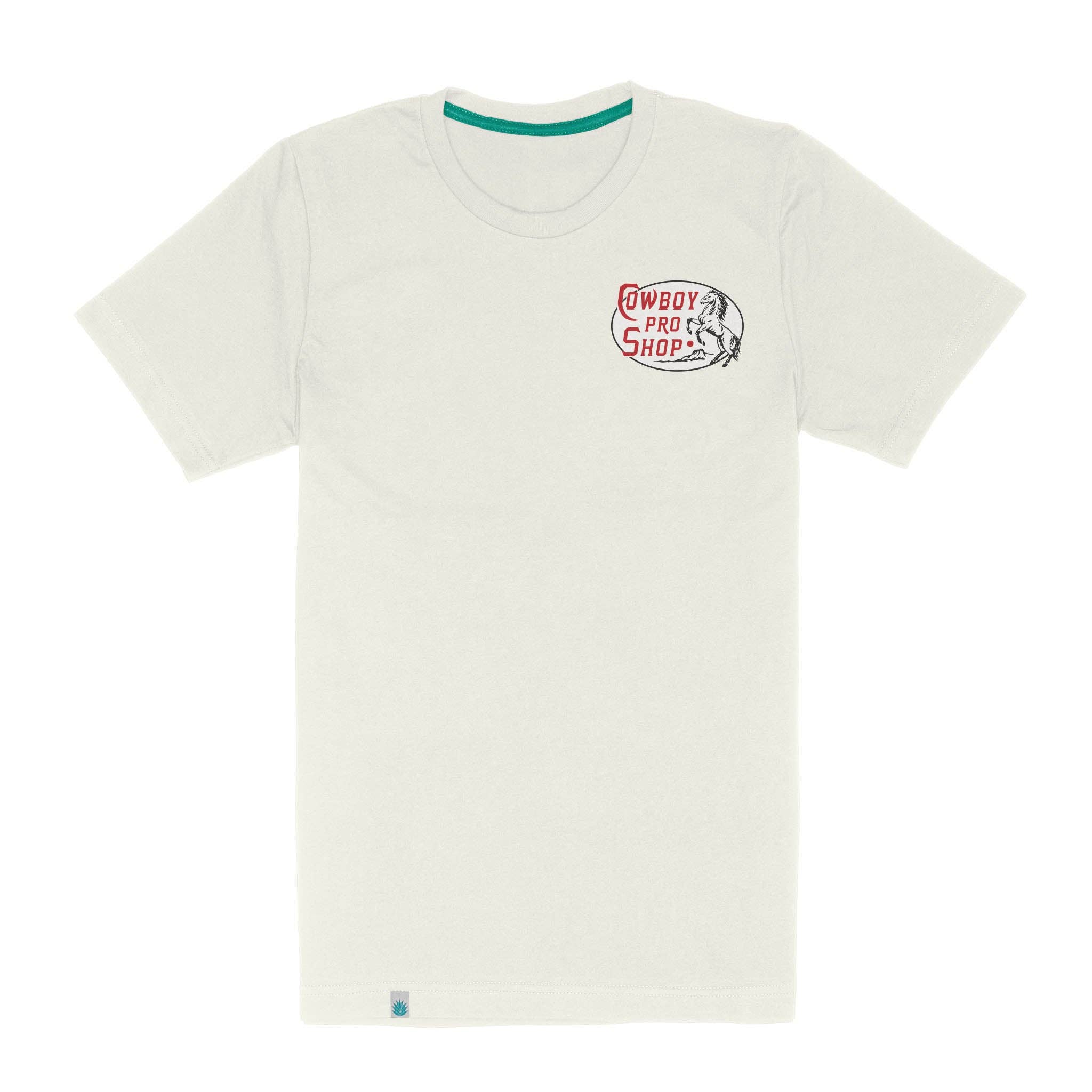 Cowboy Pro Shop T-Shirt, Vintage White