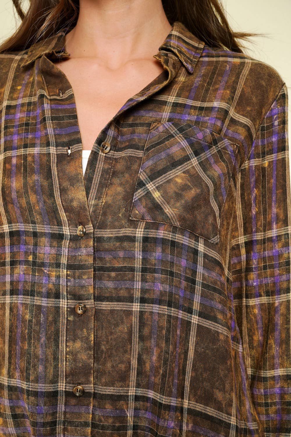 Neva Washed Plaid Shirt