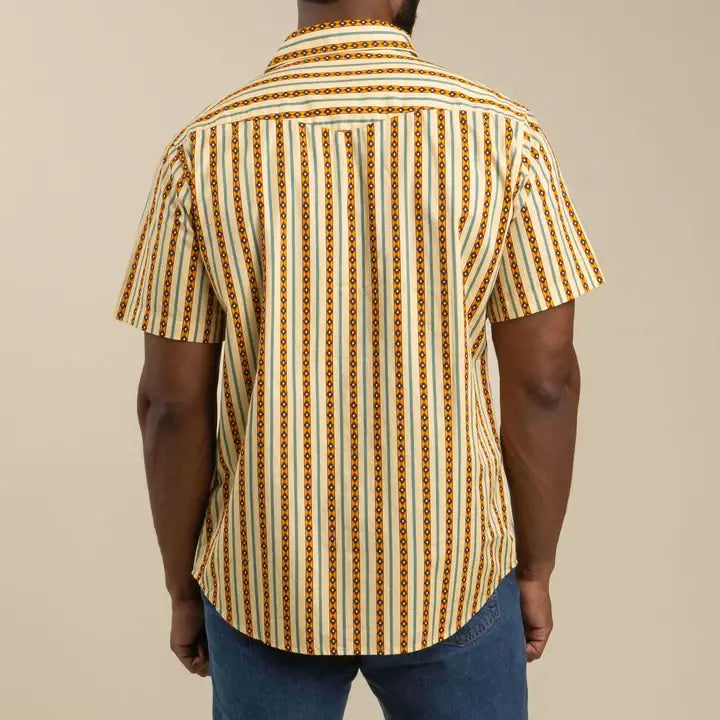 Sendero Serape Pearl Snap Short Sleeve, Apricot