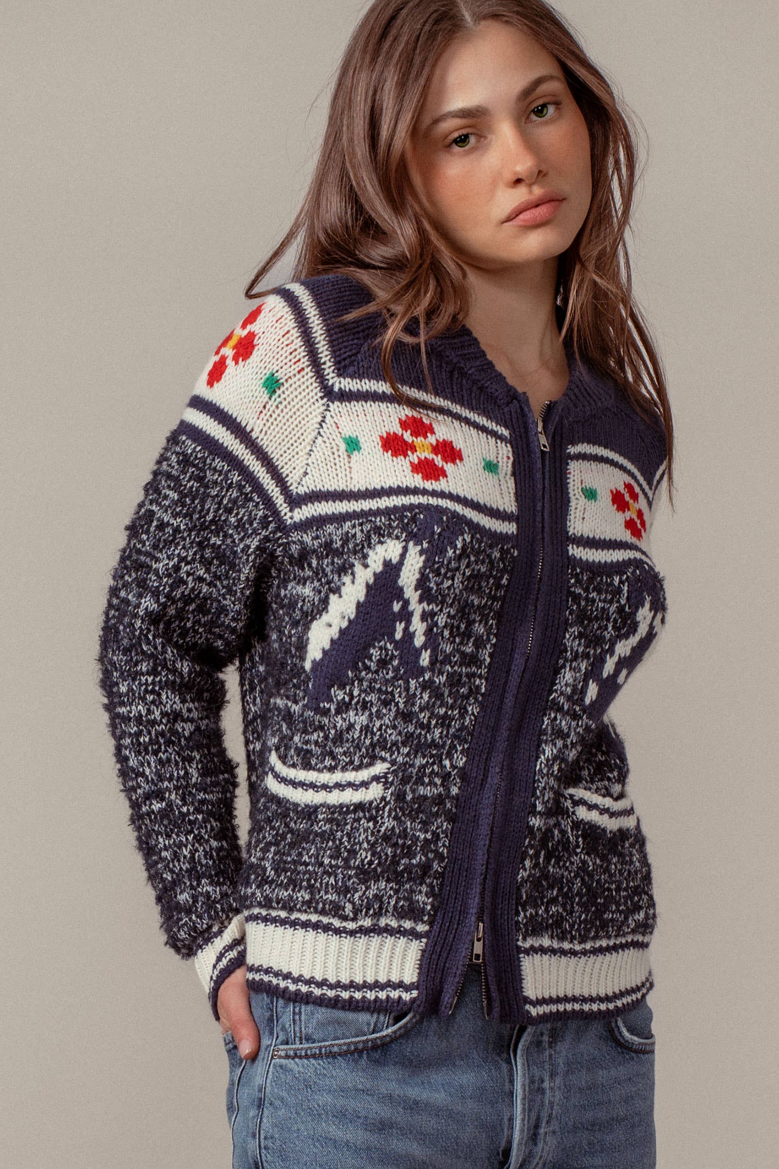 Heritage Horse Bloom Cardigan