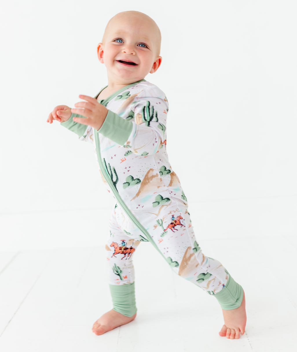 Bamboo Pajamas - Bamboo Sleeper - Billy Western Cowboy Baby