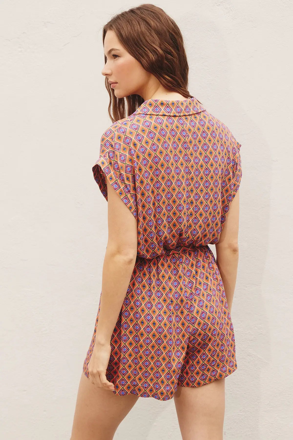 Sun Daze Button Up Romper