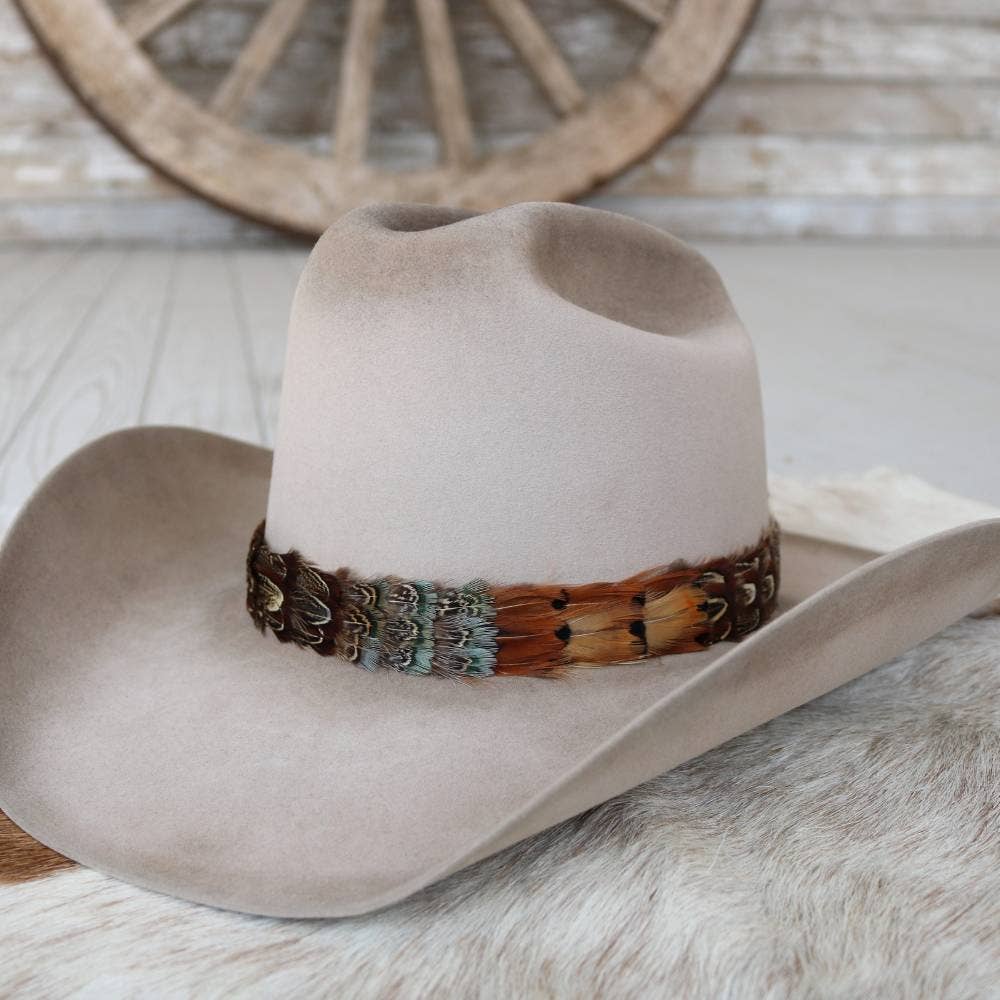 Western Feather Shikoba Hat Band